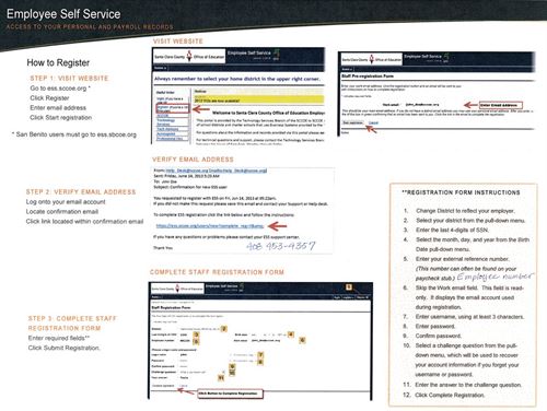 A thumbnail of the employee self service website